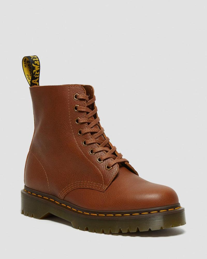 Dr Martens 1460 Pascal Bex Leren Veterlaarzen Heren Bruin | NL 286DFM